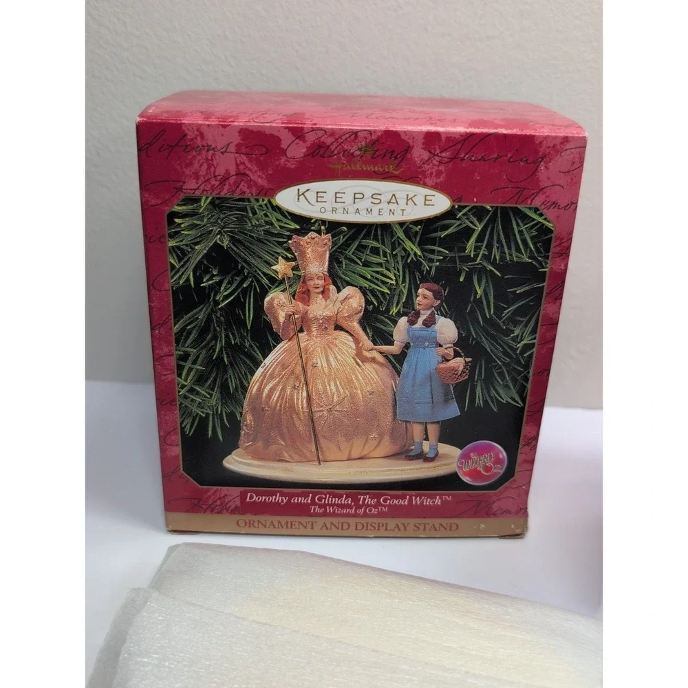 Hallmark Keepsake Ornament 1998 The Wizard Of Oz Dorothy & Glinda The Good Witch
